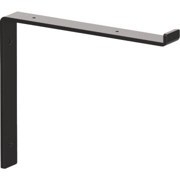 Knape & Vogt Silverton 10 In. Black Decorative Bracket