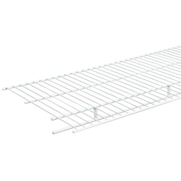 ClosetMaid 6 Ft. W. x 16 In. D. Ventilated Wire Shelf & Rod, White