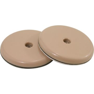 Do it 2-3/4 In. Round Adhesive or Screw on Furniture Glide, (4-Pack)