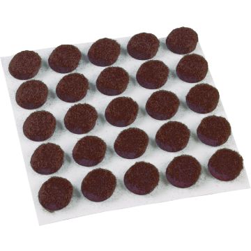 Do it 3/8 In. Brown Self Adhesive Felt Pads (75-Count)