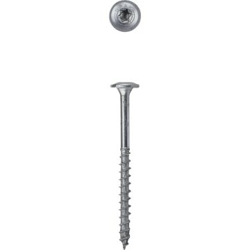 SPAX 8 x 2-1/2 In. Wafer Head T-20+ HCR-X (Exterior Rated) Cabinet Screw 1 Lb. (120-Count)
