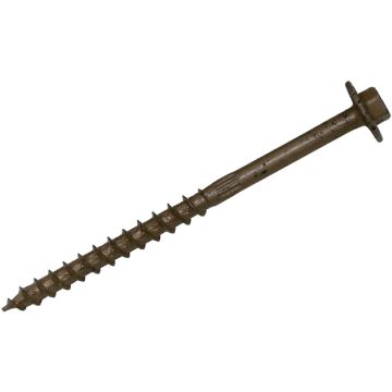 Strong-Drive SDWH TIMBER-HEX Screw  0.195 in. x 4 in. 5/16 Hex, DB Coating (50-Qty)