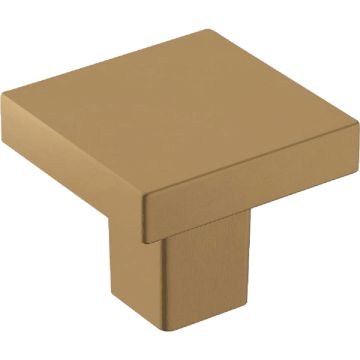 Amerock Monument 1.1875 In. Square Champagne Bronze Cabinet Knob (6-Pack)