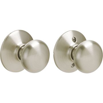 Schlage Plymouth Satin Nickel Hall & Closet Door Knob