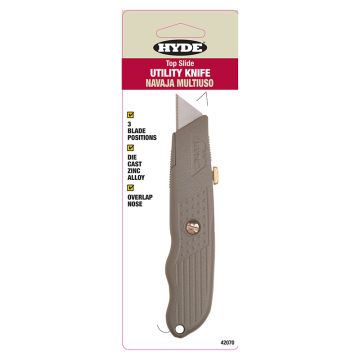 Hyde Top Slide Util Knife