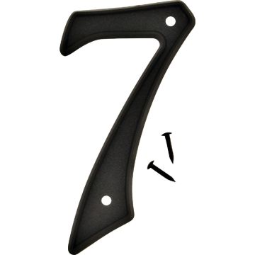 Hy-Ko 4 In. Black House Number Seven