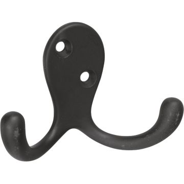 National Hardware Oil Rubbed Bronze Double Clothes Hook