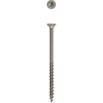 SPAX 10 x 3 In. Flat Head T-20+ 304 Stainless Steel (Exterior Rated) 1 Lb. (68-Count)