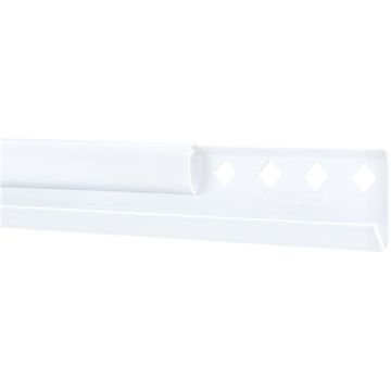 FreedomRail 42 In. White Horizontal Hanging Rail with Cover