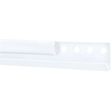FreedomRail 78 In. White Horizontal Hanging Rail with Cover