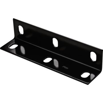 National Hardware  2 In. x 9 In. Black Heavy Duty Wide Corner Brace