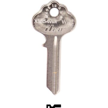 ILCO Weiser Nickel Plated House Key, WR2 / X1054WA (10-Pack)