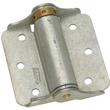 National Hardware 3 In. Galvanized Full-Surface Spring Door Hinge (2-Pack)