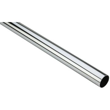 Stanley Home Designs 8 Ft. x 1-5/16 In. Cut-to-Length Closet Rod, Chrome