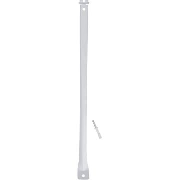 Rubbermaid 12 In. White Steel Support Brace