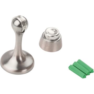National Hardware Antique Bronze Magnetic Rigid Door Stop w/Catch