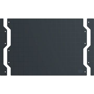 Gator Magnetics 1.5 x 12 Black 16-Gauge Galvanized Steel Wall Target Edge Cap (2-Pack)