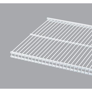 Organized Living FreedomRail 2 Ft. W. x 12 in. D Profile Ventilated Closet Shelf, White