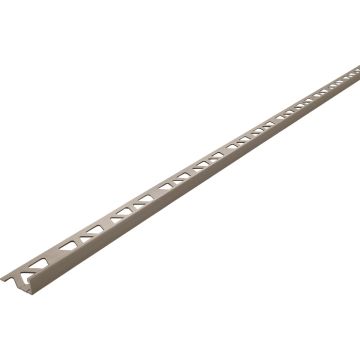 M-D Building Products 3/8 In. x 96 In. Pewter Aluminum Tile Edge