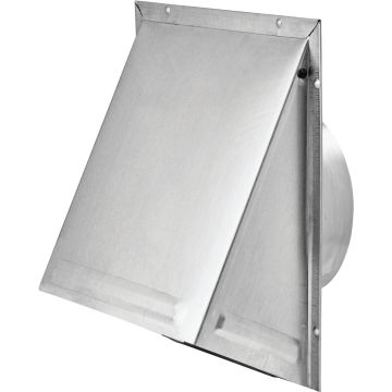 Lambro 8 In. Aluminum Exhaust Wall Hood Vent