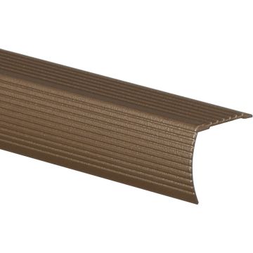 Frost King Cocoa 1-1/8 In. W x 36 In. L Aluminum Stairnose