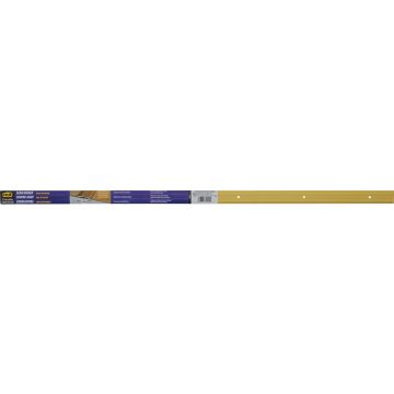 M-D Building Products 1-1/4 In. x 36 In. Satin Brass Aluminum Seam Binder with Screw Nails