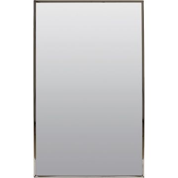 Zenith Stainless Steel 16.13 in W x 26.13 in H x 4.5 in D Single Mirror Surface/Recess Mount Medicine Cabinet