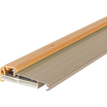 M-D Building Products 4-9/16 In. x 1-3/8 In. x 36 In. Satin Nickel Adjustable Aluminum Thermal Break Threshold