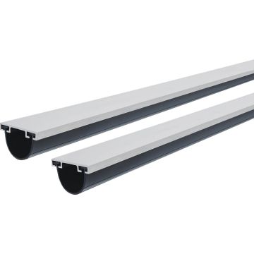 M-D Building Products 18 Ft. Black Aluminum and Vinyl Garage Door Bottom Seal
