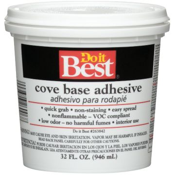 Do It Best Cove Base Adhesive, 1 Qt.
