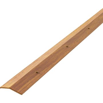 M-D Building Products 1-3/8 In. X 36 In. Oak Aluminum Metal Decor Carpet Trim with Screw Nails