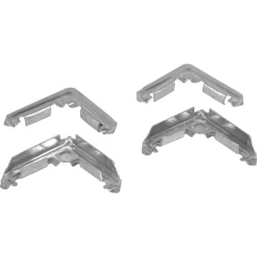 Prime-Line 3/4 In. x 5/16 In. Mill Aluminum Screen Frame Corner (100-Count)