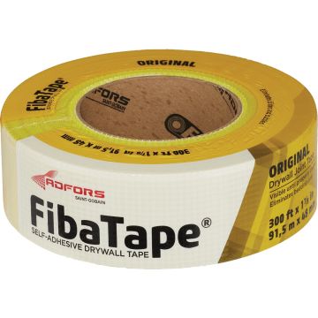 FibaTape 1-7/8 In. x 300 Ft. Yellow Self-Adhesive Joint Drywall Tape