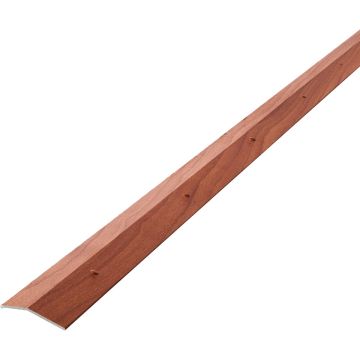 M-D Building Products 1-3/8 In. X 72 In. Cherry Aluminum Metal Decor Carpet Trim with Screw Nails