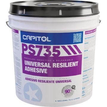 Capitol Universal Resilient Flooring Adhesive, 4 Gal.