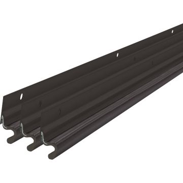 M-D Building Products Bronze Aluminum and Vinyl-coated Foam Heavy-duty Screw-on Top and Sides Door Seal Kit