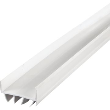 M-D Building Products 2 In. W. x 1.125 In. H. x 36 In. L. Vinyl White Door Bottom