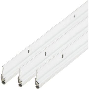 M-D Building Products 36 In. x 84 In. White Flat-design Aluminum and Vinyl Commercial Screw-on Top and Sides Door Seal Kit