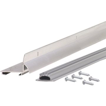M-D Building Products Ultra 1.75 In. W. x 1.625 In. H. x 36 In. L. Aluminum Silver Door Bottom