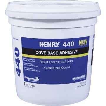 Henry Cove Base Adhesive, 1 Gal.