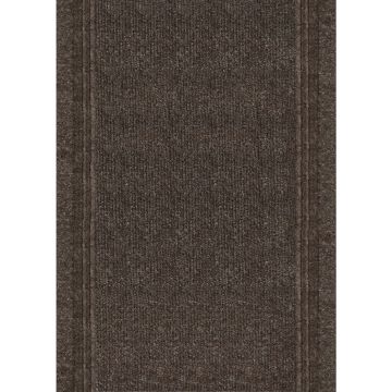 Multy Home Tracker 26 In. x 60 Ft. Brown Carpet Runner, Indoor/Outdoor
