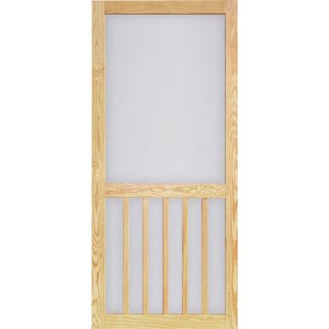 Screen Tight Timberline 32 In. W x 81 In. H x 1 In. Thick Pressure Treated Wood Screen Door