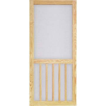 Screen Tight Timberline 36 In. W x 81 In. H x 1 In. Thick Pressure Treated Wood Screen Door