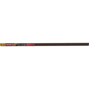 M-D Building Products 36 In. Spice Aluminum CINCH Fluted Stair Edging
