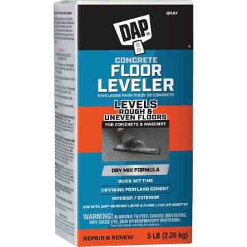 DAP Bondex Concrete Floor Leveler, Gray, 5 Lbs.
