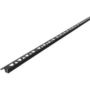 M-D Building Products 3/8 In. x 96 In. Matte Black Aluminum Tile Edge