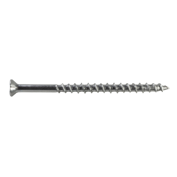 Image of Simpson Strong-Tie T10300WP5 Deck-Drive™ DWP WOOD SS Screw — #10 x 3 in. T-25, Flat Head, Type 316 (5 lb.)