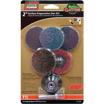 Gator Blade 2 In. Sanding Disc Kit (6-Pack)