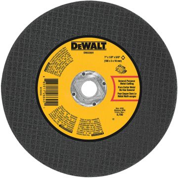 DEWALT Type 1 7 In. x 1/8 In. x 5/8 In. Metal Cut-Off Wheel
