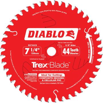 Diablo TrexBlade 7-1/4 In. 44-Tooth Circular Saw Blade
